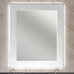 Opadiris Мебель для ванной Луиджи 90 подвесная белая матовая/антрацит – фотография-10